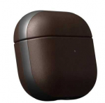 NOMAD AirPods V3 lemine enough, rustikament pruun nahk