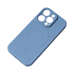 Hurtel MagSafe-hilelduv silikoonkorpus iPhone 15 Pro' jaoks - laivasinine