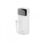 Dudao K15Pro 20000 mAh 22,5 vatti 2x kaabel Valge liitiumpolmeer (LiPo)