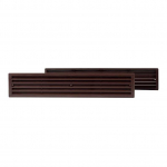 EUROPLAST GRILLE DOOR VENTILATION 450X92, BROWN