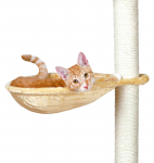 Hammock for nail sharpening: Trixie Nest for scratching post, metal frame, 40 cm, beige