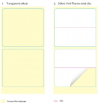 Capture 55x25mm 2-in-1 Multi-Layer Label, 1000 labels per roll,