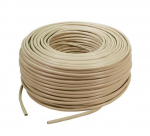 Logilink CPV0014 vrgukaabel Beige 100 m Cat5e