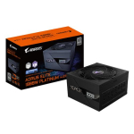 GIGABYTE AORUS ELITE P1000W V2 toiteplokk - PCIe 5.1, 80 PLUS Platinum, tielikult modulaarne disain, 120 mm ventilaator, ATX 3.1 hilduv, EU pistik
