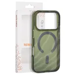 Tecto Shield Desert Mag mbris iPhone 17 Pro 6,3" / iPhone 18 Pro 6,3" tumedalt oliiviroheline