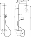 Hansgrohe Vernis Blend 240 1jet Matt Black