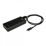 StarTech.com 7 USB-C portti hub - USB-C 2x/USB-A 5x - Kaubamrgiga metallne USB 3.0 hub - Superspeed USB 3.2 Gen 1 (5Gbps) - Omakes toit - BC 1.2 kiire toit - Kinnitav/karva