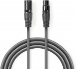 Nedis 110 ohmi XLR - XLR kaabel, 5 m (COTH15012GY50)