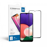 Kvast klaasist Samsung Galaxy A22 5G jaoks (tisliim / mbrise-sbralik) Sinine Tht 5D must