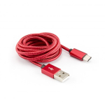 Sbox USB-TYPEC-15R USB-Type C M/M 1,5m Marjaspunane