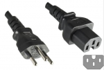 MicroConnect Power Cord Swiss - C15 1.8m Power Swiss Type J - C15