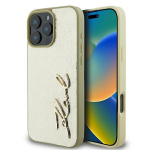Karl Lagerfeld KLHCP16LPFMFBKMD iPhone 16 Pro 6.3" zoty/gold hardcase Metal Signature