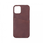 ONSALA Mobile Cover Brown with Cardpocket iPhone 12 Mini