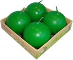 PROVENCE Candles Ball Green 5.5x5.5cm