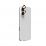 InvisibleShield Glass Elite (CameraRings) Lens Protection For Apple iPhone 17/16/16+ Orange