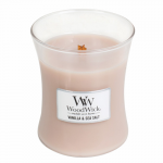 Woodwick Vanil AND Merekivi scentsed kandlega puuklg 275 g