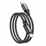 USB-C kaabel Lightning'i hendusega Hoco PD 20W 1 m X89 must