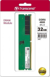 Transcend JetRam Green 32GB DDR5 4800MHz CL40 UDIMM JJM4800ALE-32G