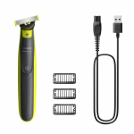 PHILIPS Oneblade QP2724/23, 45 minutine juhtimine/8tundi laadimine (NiMH), 3 klpsimistega krreliha (1, 3, 5 mm)