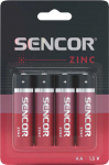 Sencor Batteries zinc and carbon, AA (LR6), 1.5V