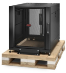 APC NETSHELTER SX 12U SERVERI SERVERIKAPIS 600MM X 900MM KILESIDEGA MUSTA OKK-PAKETIS