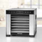 Rommelsbacher Drrautomat DA 650 (edelstahl/schwarz, 600 Watt, Drrflche 27,5cm x 25cm pro Ebene)