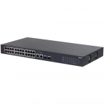 DAHUA Lliti||CS4226-24ET-240|Tlaua/pedestaal|1U riiul|24x10Base-T / 100Base-TX|2x10/100/1000BASE-T/SFP kombinatsioon|2|26|PoE porti 24|240 vatti|CS4226-24ET-240