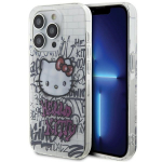Hello Kitty HKHCP15LHDGPHT iPhone 15 Pro 6.1" biay/white hardcase IML Kitty On Bricks Graffiti