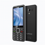 MyPhone 3510 | Must | 3,5" | IPS | 48 MB | 128 MB | Kahe SIM-korti | 3G | Peamine kamera resolutsioon 2 MP | 1800 mAh