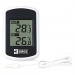 EMOS E0041 Elektronkatal Temperatuuri mtja Sise-/vlimine Must, Valge