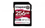 Kingston Technology 256GB Canvas React Plus SDXC UHS-II 300R/260W U3 V90 Full HD/4K/8K jaoks
