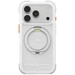 Skinarma Case Atlas MagSafe + prlev tugistnd iPhone 18 Pro / 17 Pro jaoks, valge
