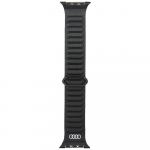Audi Pasek Logo Ehtne nahast magnetrngas do Apple Watch 44/45/46/49mm czarny