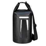 Hurtel WNA-15L waterproof bag for a 15 l sup kayak with an RFID blocking divider - black