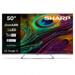 SHARP 4K QLED MiniLED teler | 50JP7265E | 50 | Nutitelevisioon | Google TV | UHD | Hbemane