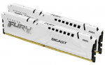 Kingston Technology FURY Beast 64 GB 6000 MT/s DDR5 CL30 DIMM (2-osaline komplekt) Valge EXPO