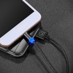 USAMS Magnetkabel U-Sure USB-C 1m 2.1A punitudu must SJ293USB01 (US-SJ293)