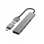 Hama Hub Premium USB 3.2 4 x USB-A, likrnendatud huke