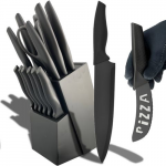 Heesem O821 Set of knives with a stand (15 pieces)