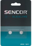 Sencor Alkaliline LR44 2 tk