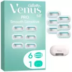 Gillette Pro Smooth Sensitive (6 tk) - Asenduspead + kate