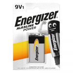 Energizer Alkaline Power 9V 6LR61 E-Block 1. kord.