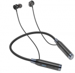 Hoco traadita kaelapaela bluetooth krvaklapid ES62 must