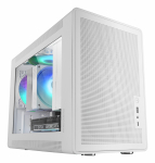 Mars Gaming MCXPSW mATX Ultra-kompaktne mngukomplektiga arvuti kast MESH AND klaaspaneel