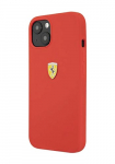 FERRARI Kvakate silikoonist punane, iPhone 13 Mini jaoks, FESSIHCP13SRE