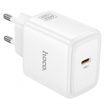 Telefonilaadija GaN Hoco USB-C PD AVS 40W max 60W N83 valge