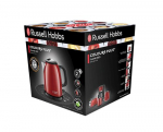 Russell Hobbs 24992-70 elektriline veekeetja 1 L 2400 W Must, Punane