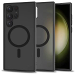 Tech-Protect MagMat MagSafe mbris Samsung Galaxy S23 Ultra jaoks matipruun