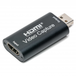 Fusion video signal converter from HDMI to USB (image capture) black