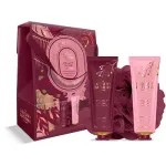 Grace Cole Sametine kirsipuu ja pehme nurgahide kehohoolduskomplekt - Kingituskomplekt kastis ( 3 tk )